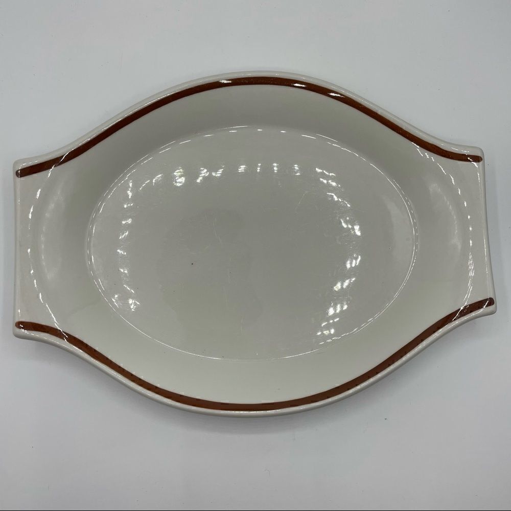 Vintage Jackson McCobb Restaurantware Oval Serving Plate